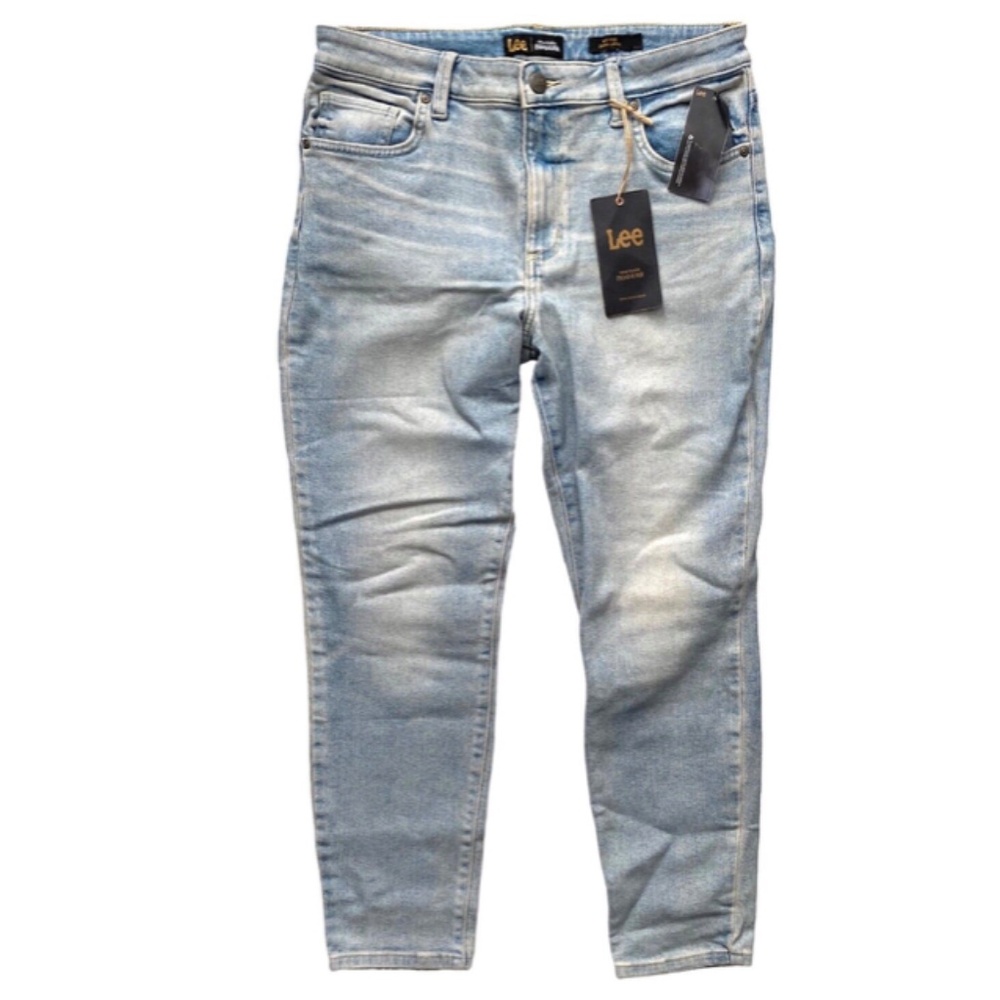 Lee Vintage Modern Nwt Prairie Blue Mid Rise Skinny Leg Ankle Jeans 3537055